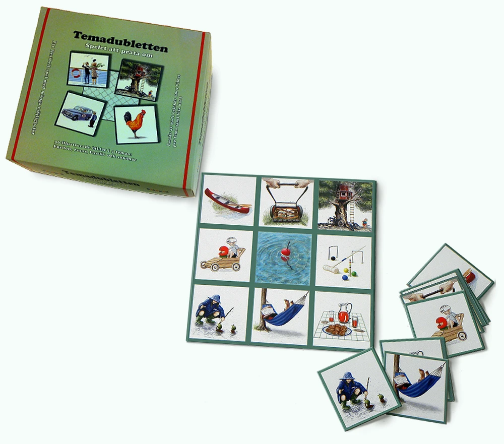 Minnesspel_Temadubletten. Produkt från Minnesnycklarna